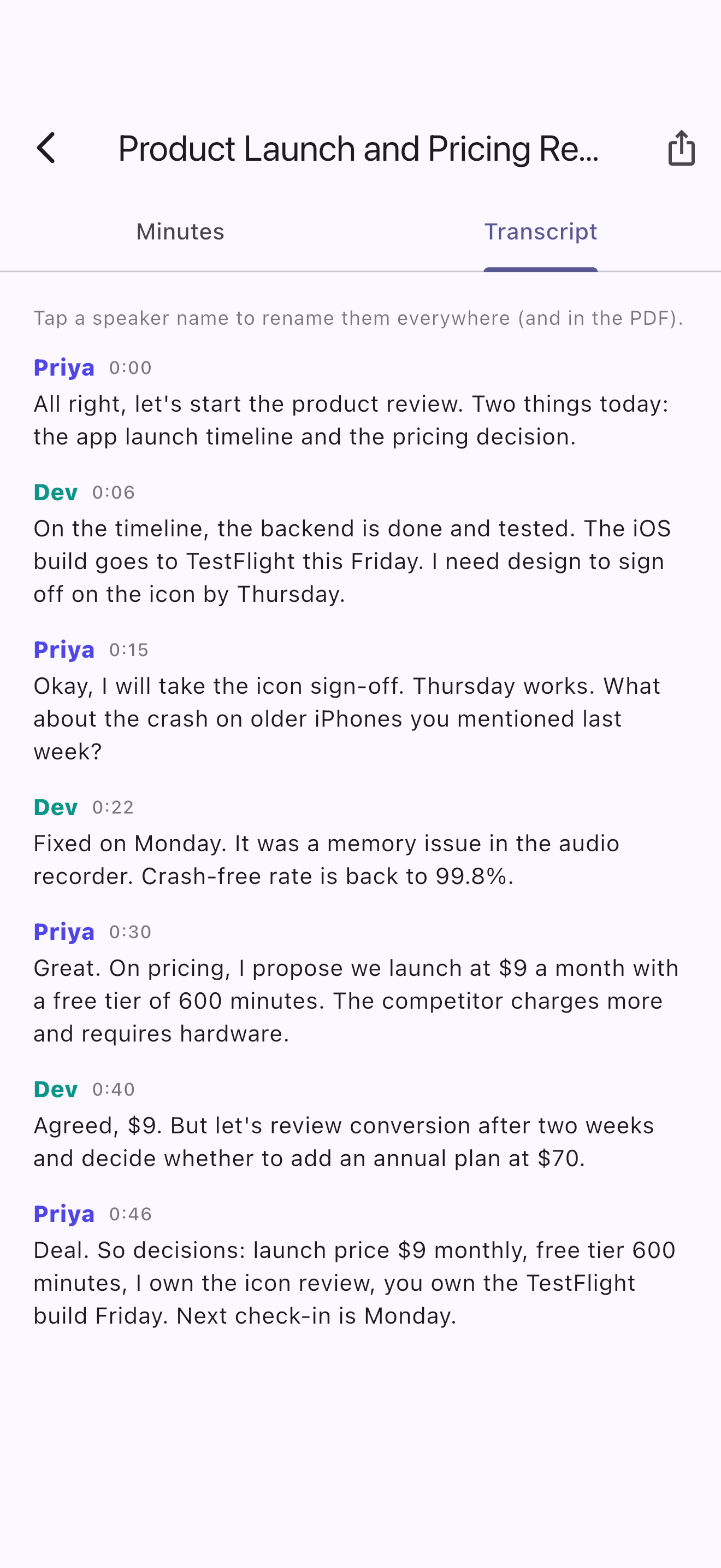 MeetNotes AI: Meeting Recorder screenshot 2