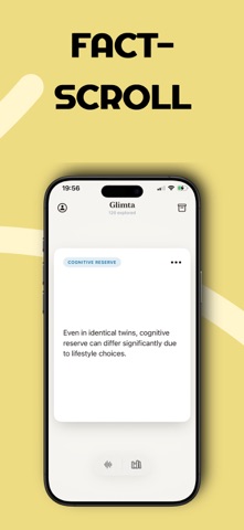 Glimta - Daily Fact Discovery Screenshot 1 of 5