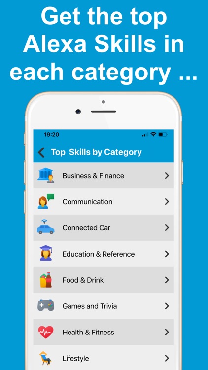 Skills for Amazon Alexa App