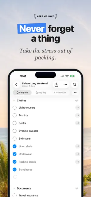 Packing List – Pack, Repeat screenshot 1