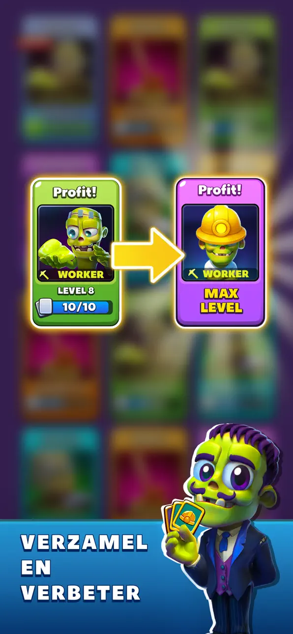 Idle Zombie Miner: Gold Tycoon iOS Mod IPA screenshot 5 - iOS game interface