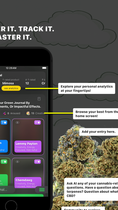 Green Journal - Cannabis Diary Screenshot