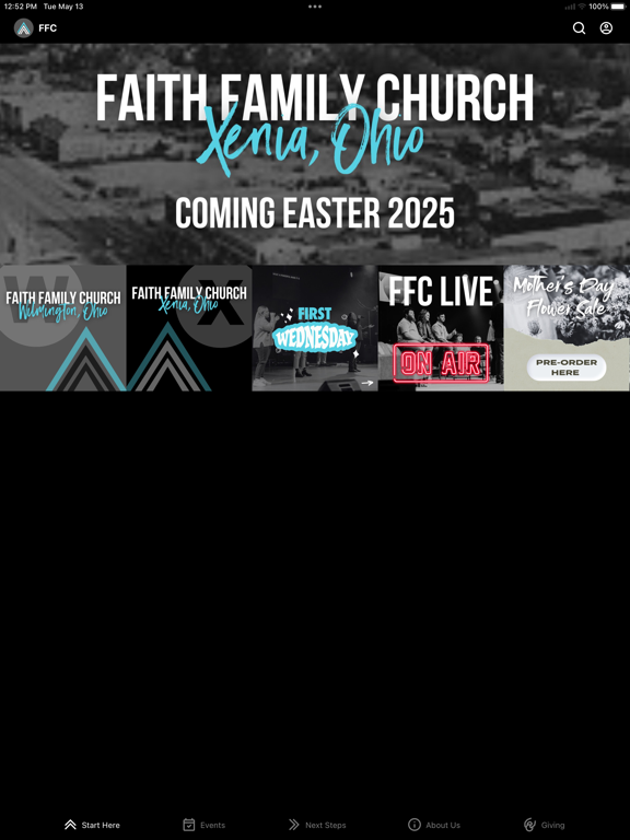 Faith Family .Church iPad screenshot 1 - Education app