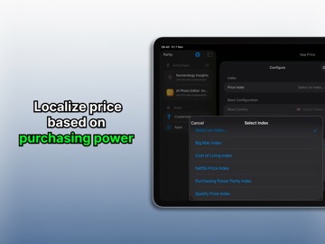 Localize Price - Parity iPad screenshot