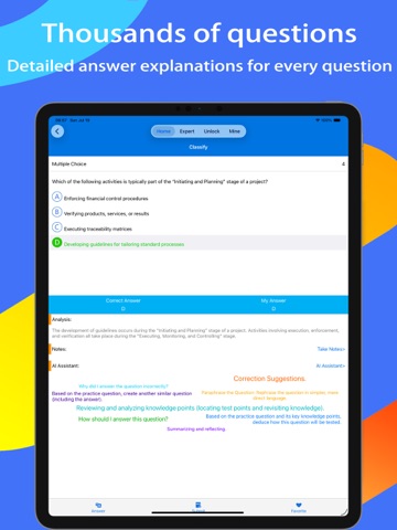 PMP Exam Expert iPad screenshot