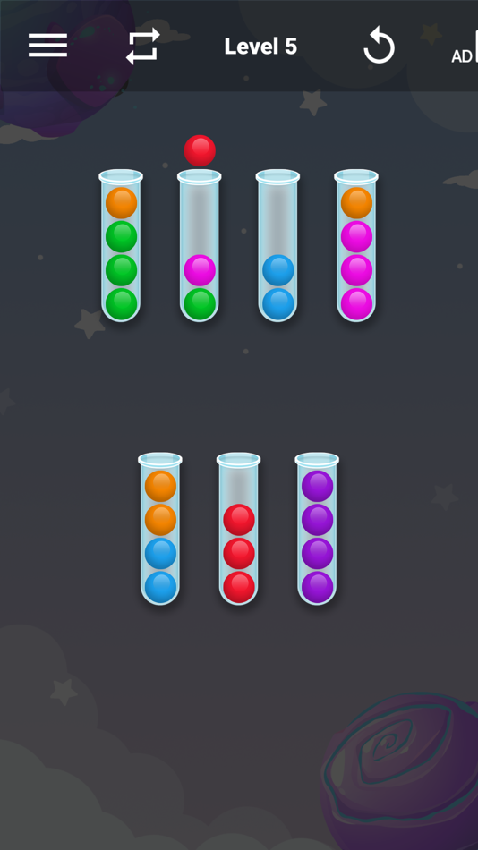 #8. Ball Sort Puzzle 2023 (iOS) By: Md Abu Khalid