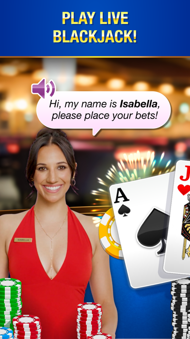Blackjack Live Casino 21 Screenshot