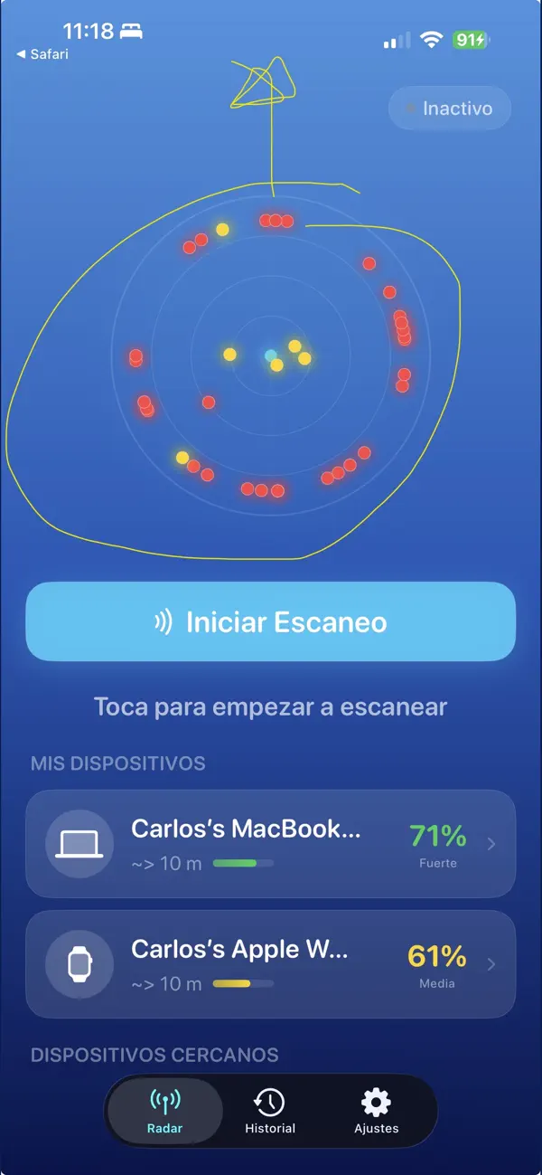 Screenshot #2 pour Bluetooth Radar Finder