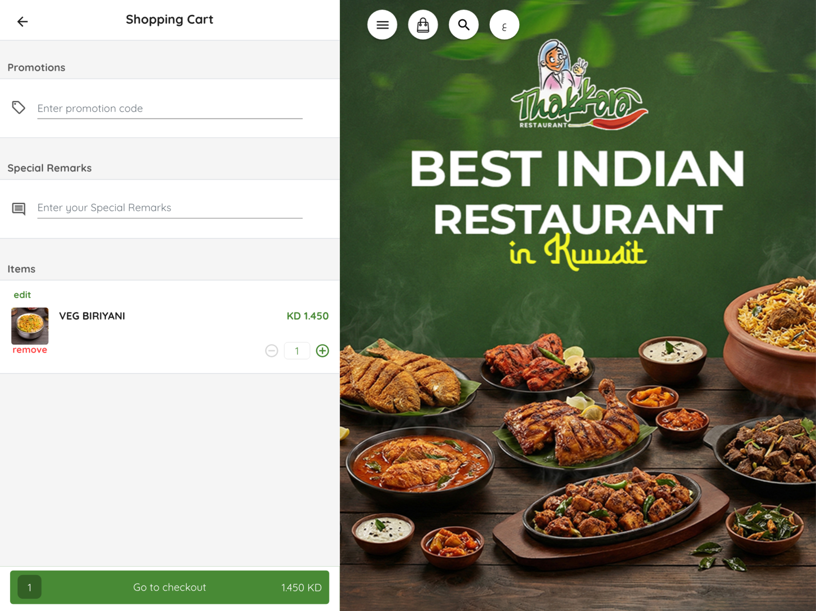 Thakkara Restaurant Kuwait