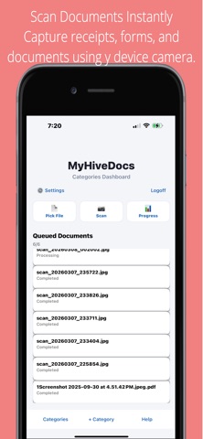MyHiveDocs - AI Doc Assistant iPhone screenshot