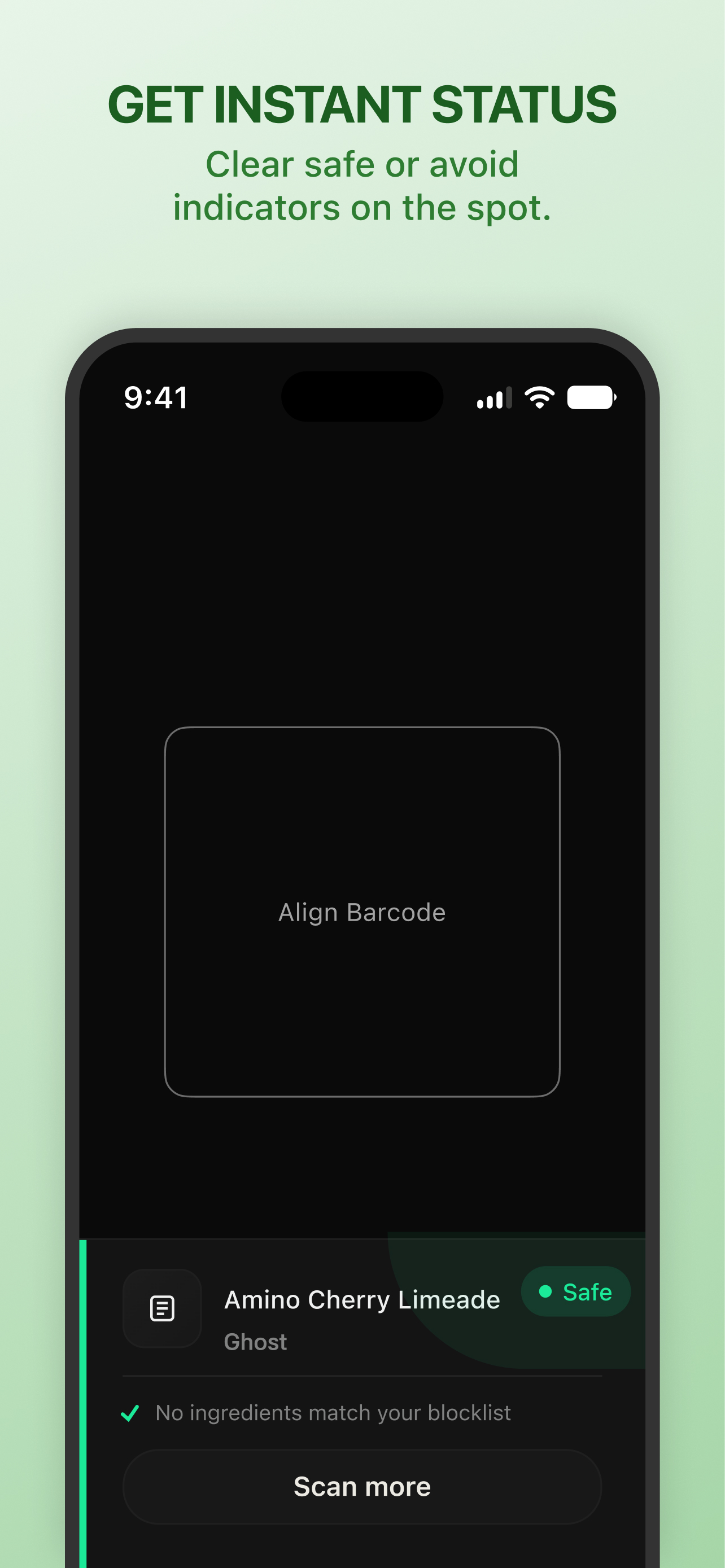 Scanity - Ingredient Scanner screenshot 3