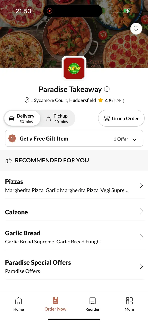 Screenshot #2 pour Paradise Takeaway Huddersfield