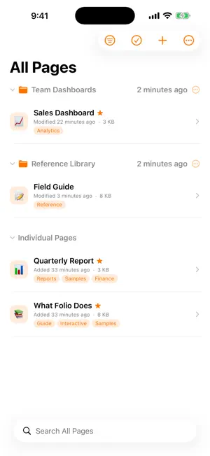 Folio — Offline HTML Viewer screenshot 1