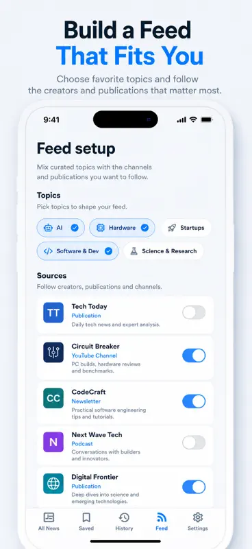 Tech-Feed: AI Tech News screenshot 2 of 5