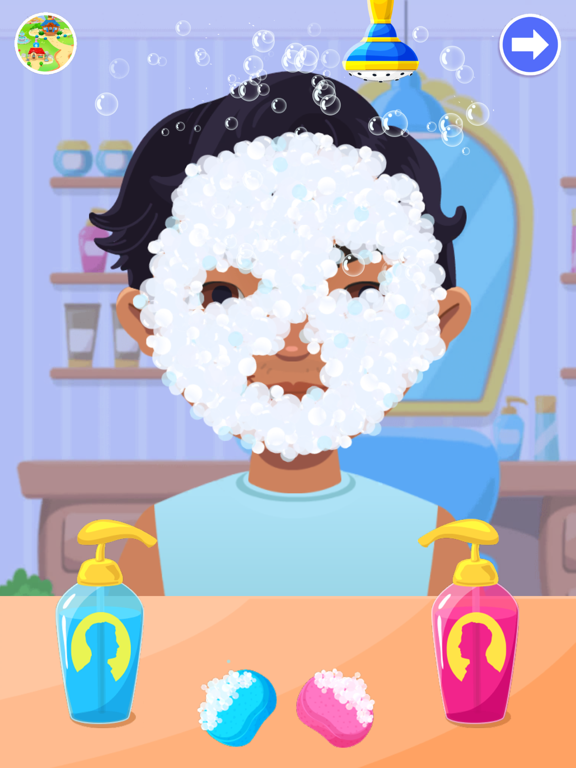 Kids Makeup Games & Hair Salon iPad screenshot 8 - Games app