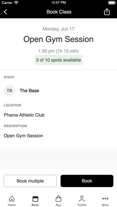 Pharos Athletic Club Screenshot