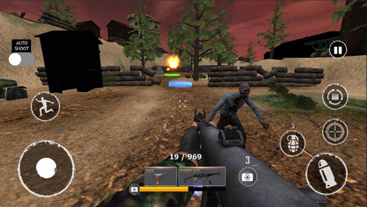 Zombie Shooter Gun Simulator screenshot-5