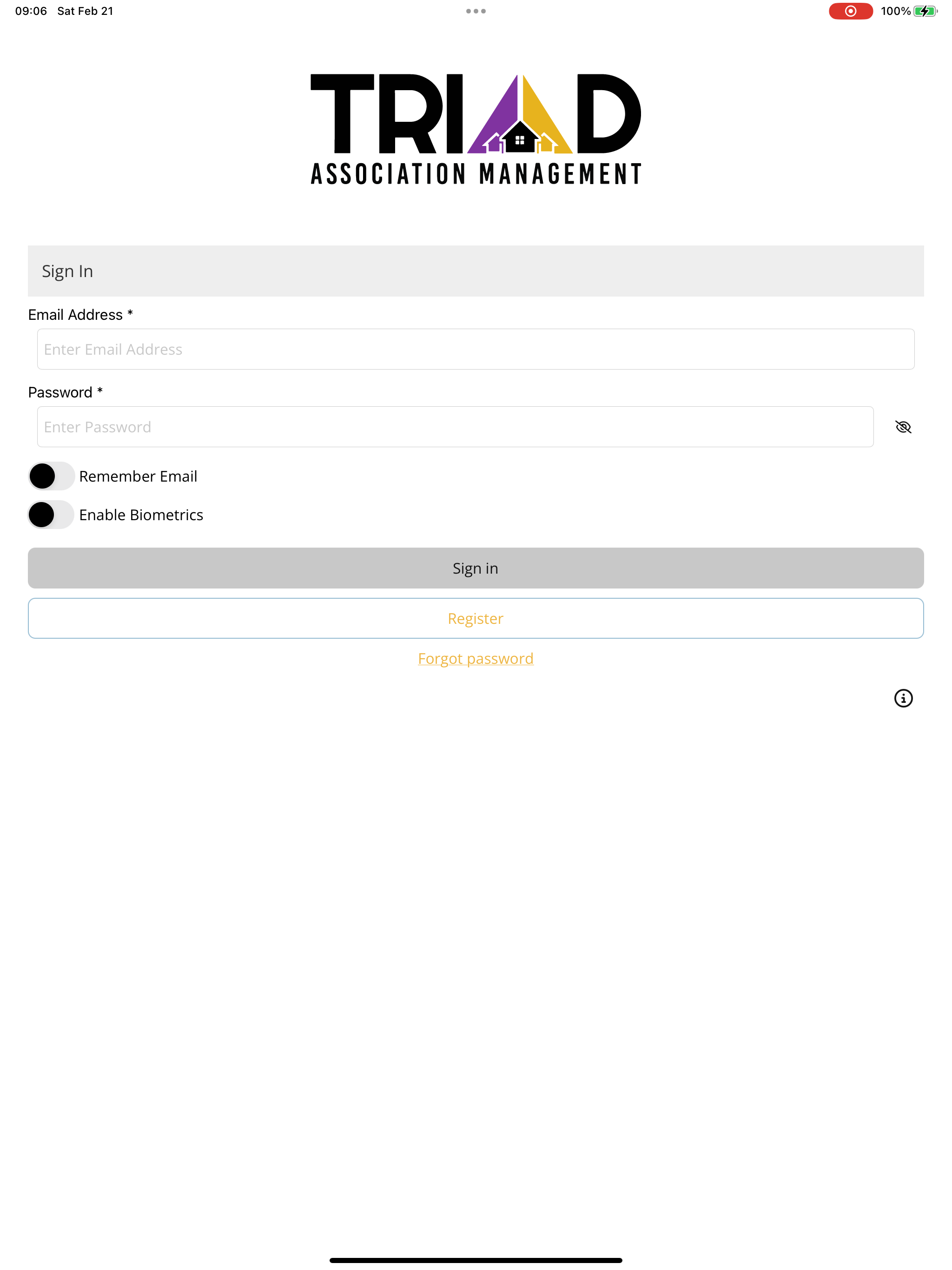 TRIAD Homeowner App
