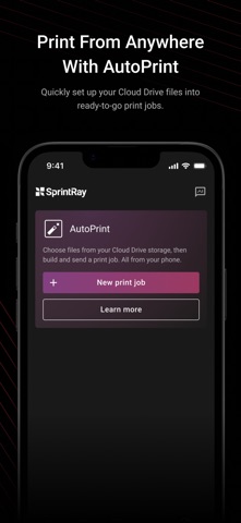 SprintRay screenshot