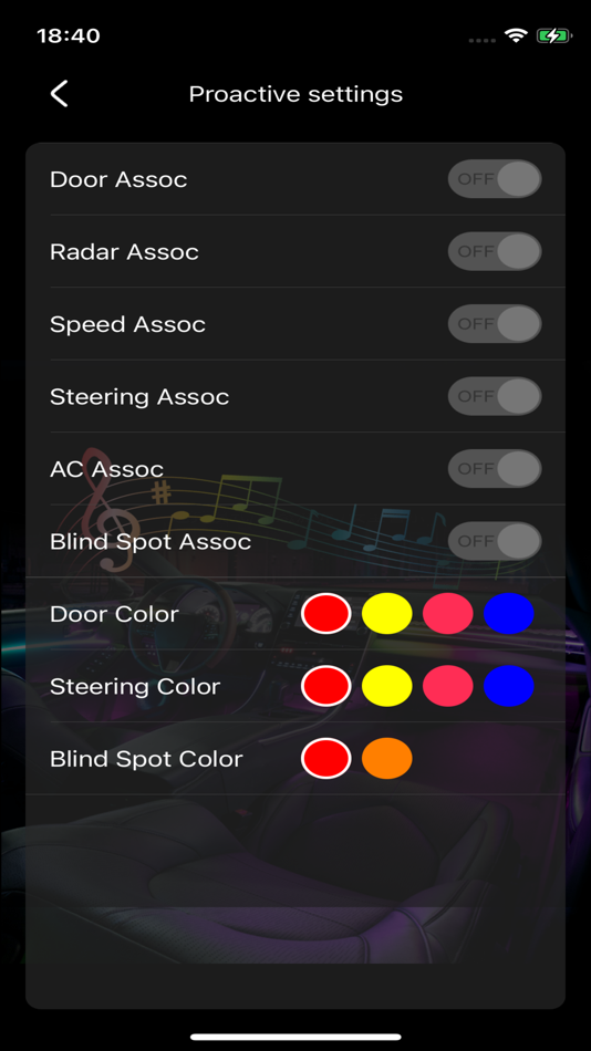 #5. car ambient light (iOS) 由: 海均 敖