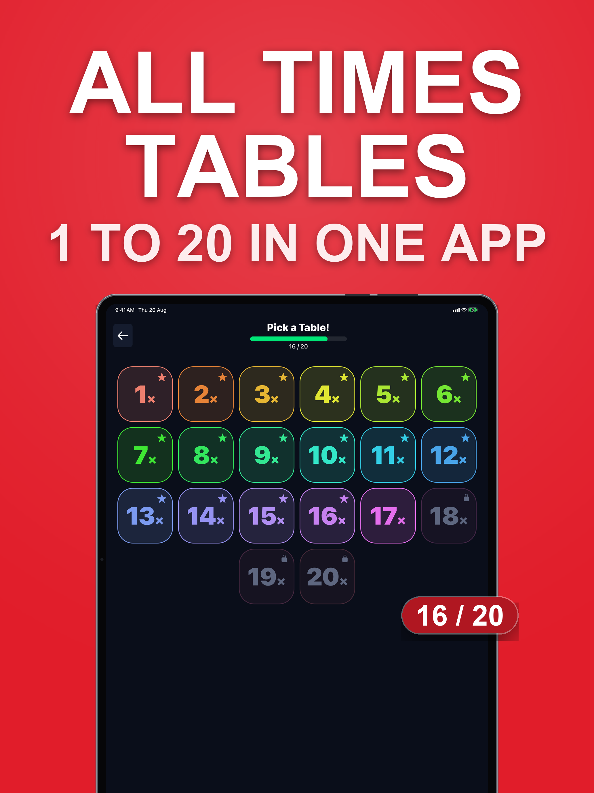 Multiplication: Times Tables + screenshot 10