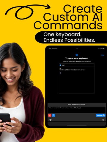 AI Keyboard Assistant - Keybot iPad screenshot
