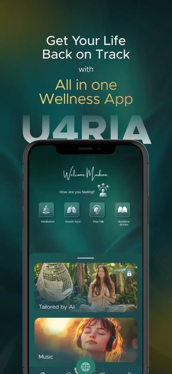 #1. U4RIA: Mindfulness & Calm (iOS) By: V-EVELEN INC.