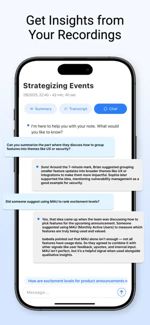 One AI: AI Note Taker & Scribe screenshot 4