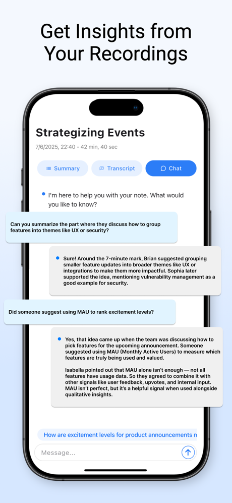 One AI: Asistente Reuniones IA screenshot 4