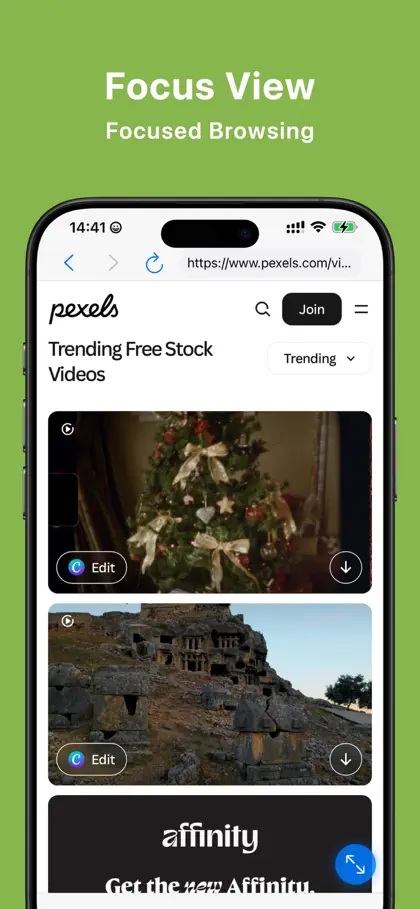 Screenshot 4 von 5 zu µBrowser: Fast, Safe & Private