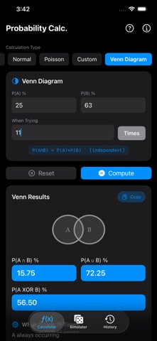 Probability Calculator Plus Screenshot 6 of 10