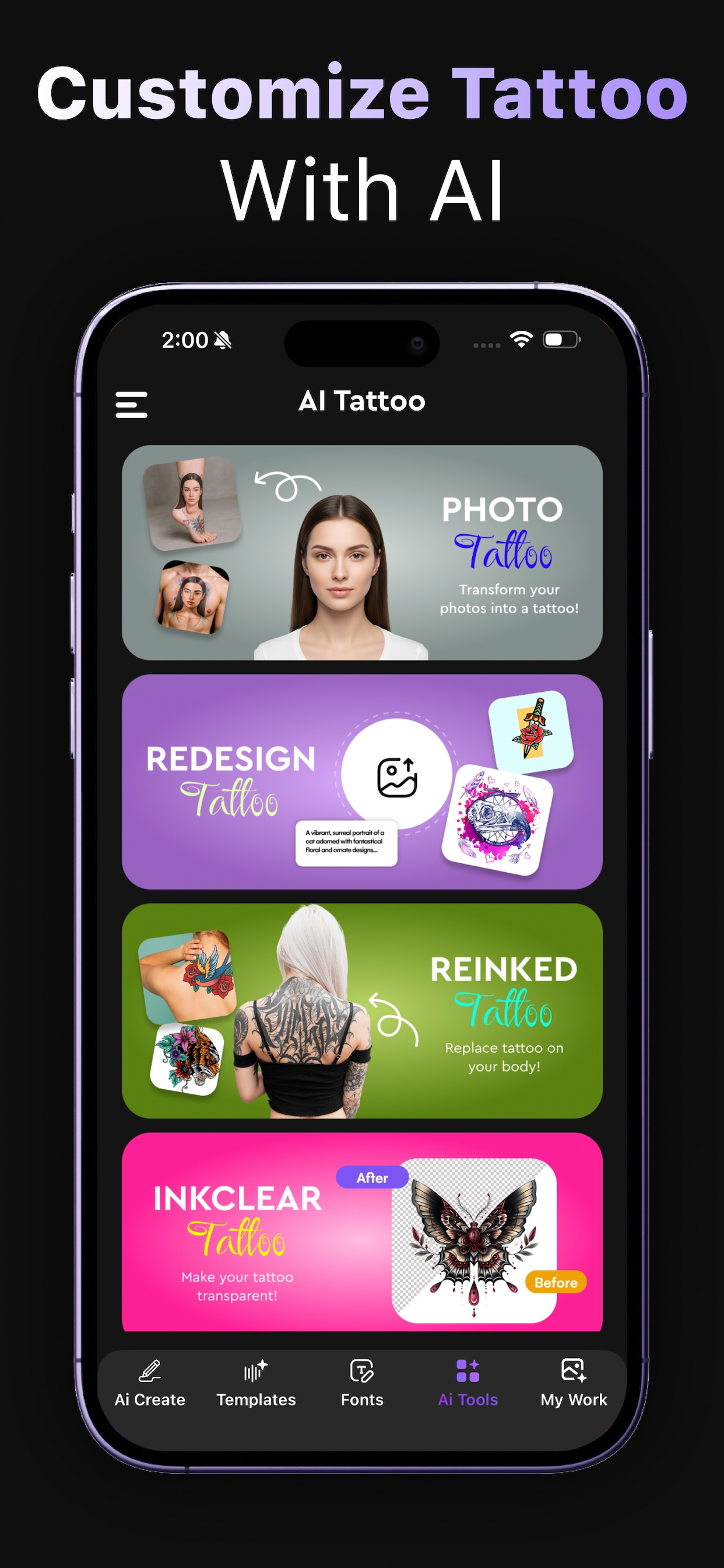 AI Tattoo Generator , Design
