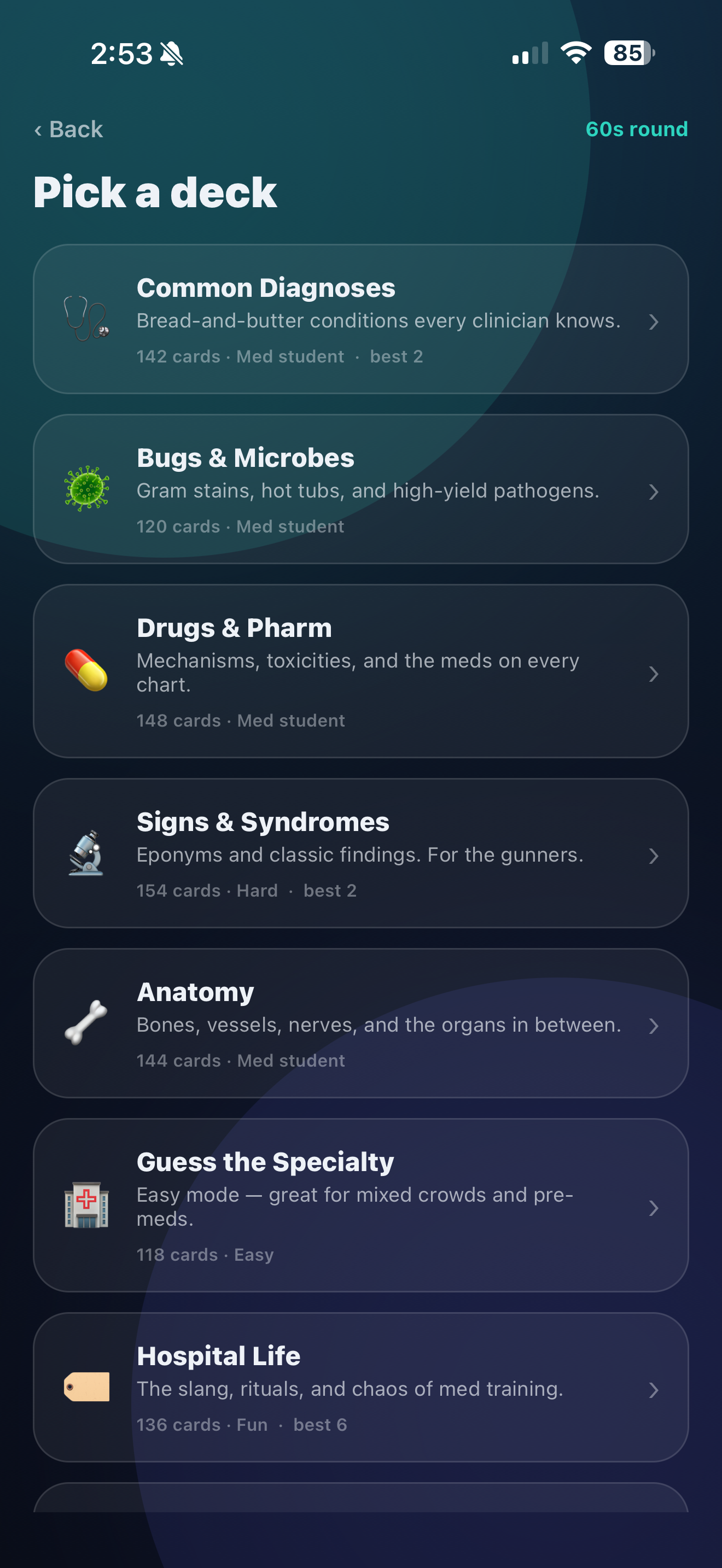 DDx Dash screenshot 3