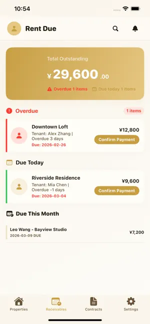RentDue screenshot 2