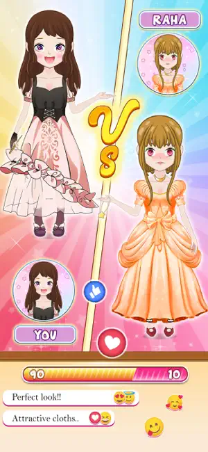 Anime Dress Up & Makeup Game screenshot 3