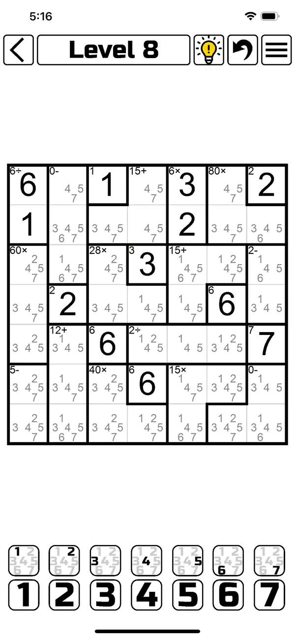 Screenshot #2 pour Calcudoku (Puzzle)