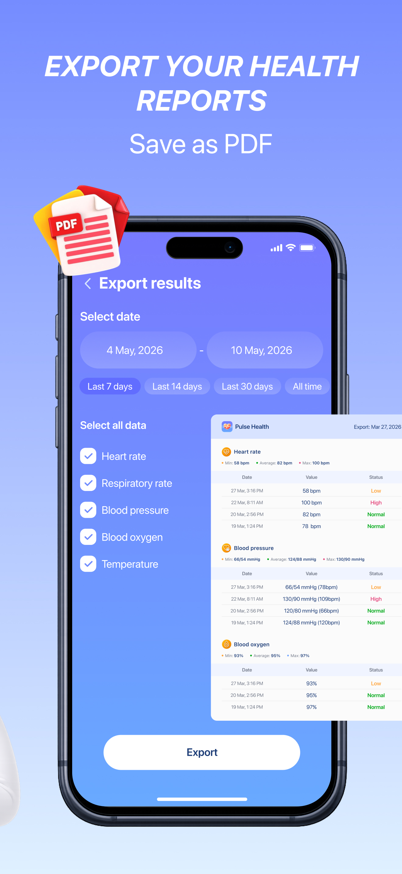 Heart Rate Monitor | Pulse Log screenshot 4