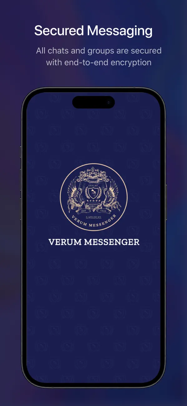 Screenshot #1 pour Verum Messenger — Chat & Calls