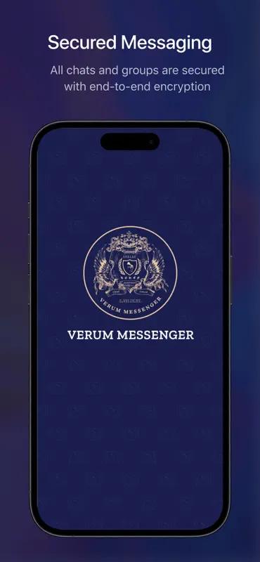 Verum Messenger — Chat & Calls screenshot 1 of 6