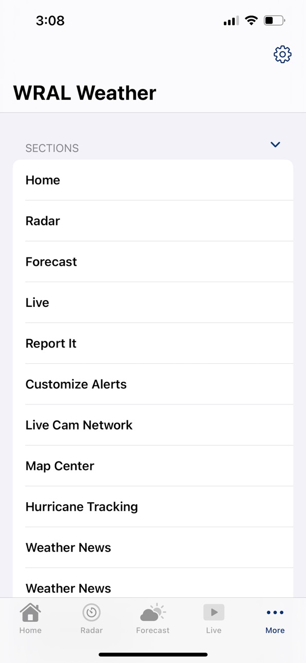 iPhone screenshot