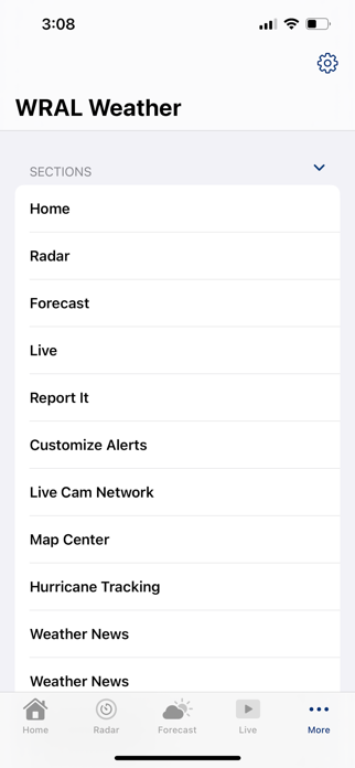 WRAL Weather Screenshot 4 of 5