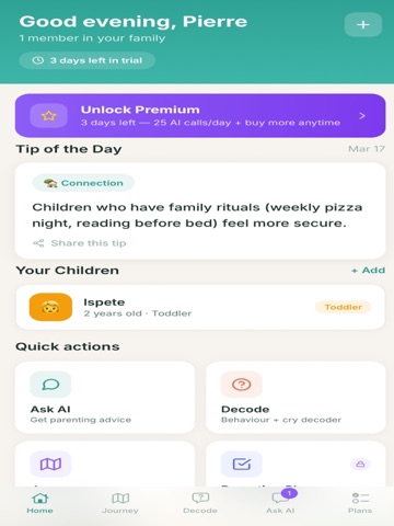 ParentJourney ipad screenshot 2