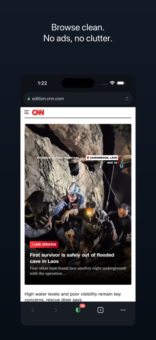 Cloak - Private Browser Screenshot 2 of 3