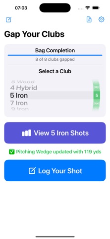 Golf Club Gapper screenshot