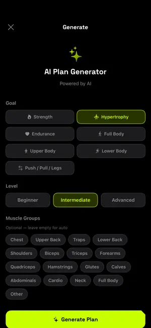 BeastAI Fitness Tracker screenshot 2