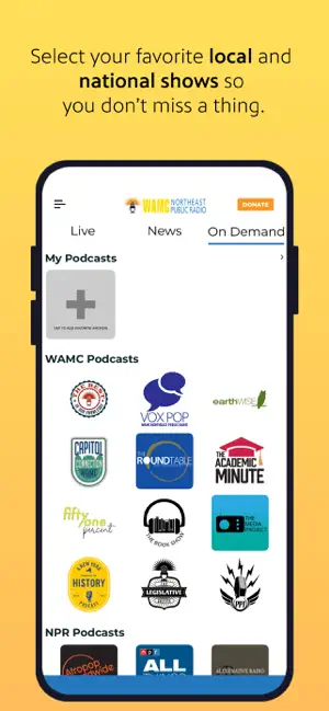 WAMC Public Radio screenshot 4