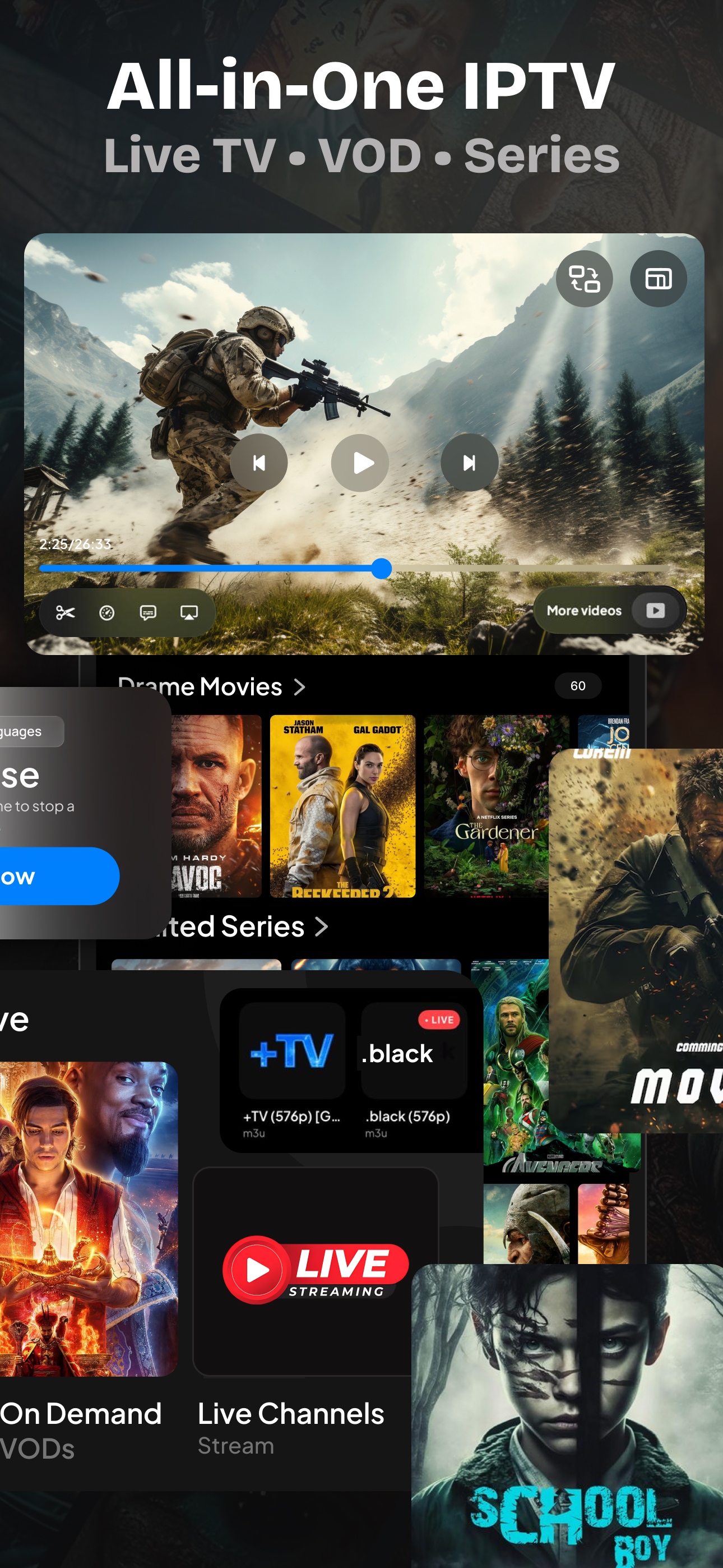 IPTV - Xtream Player screenshot 2