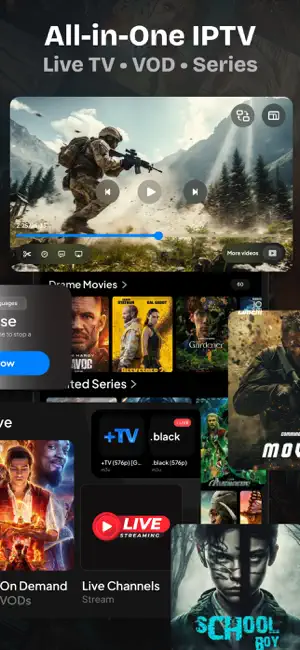 IPTV - Xtream Player screenshot 2