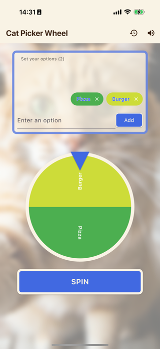 Cat Picker Wheel Screenshot 1 of 3