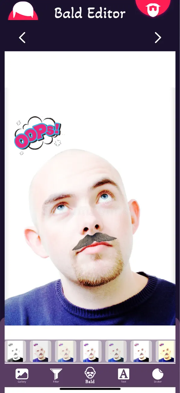 Screenshot #1 pour Bald Editor Cam - BaldCraft